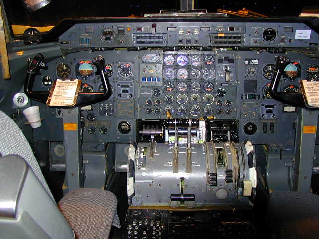 Dash 7 flight deck