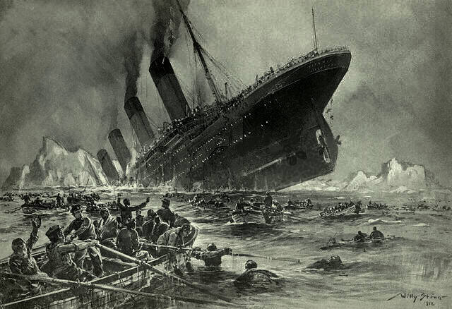 Der Untergang der Titanic by Willy Stöwer stower-titanic