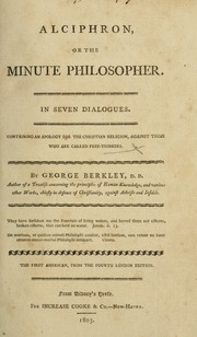 Cover of edition alciphronorminut00berk