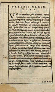 Valerii Maximi Dictorum, factorumq. memorabilium libri nouem, a Sebastiano Corrado emendati, & illustrati. Quibus adiecimus fragmenta quædam epitomes decimi libri, & per C. Titum Probum; ac vita eiusdem Valerij Maximi. Index rerum, ac uerborum