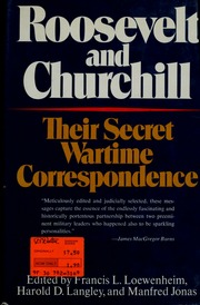 Cover of edition rooseveltchurchi00roos