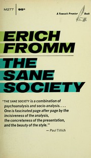 Cover of edition sanesociety00from