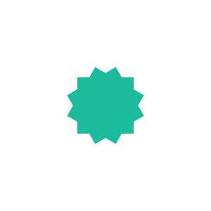 Round star label with CSS3 pseudo elements