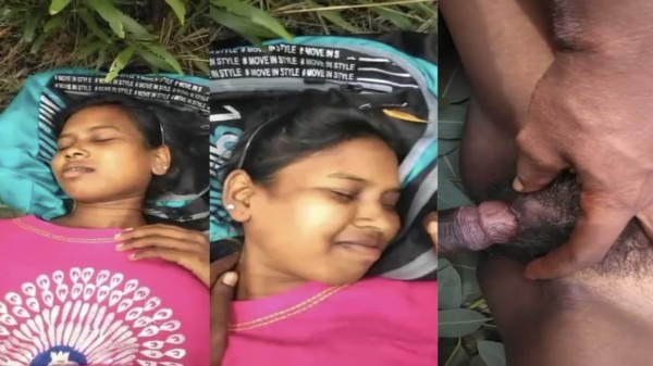 Jungle mein girlfriend ki hot chudai wala Amateur Sex MMS