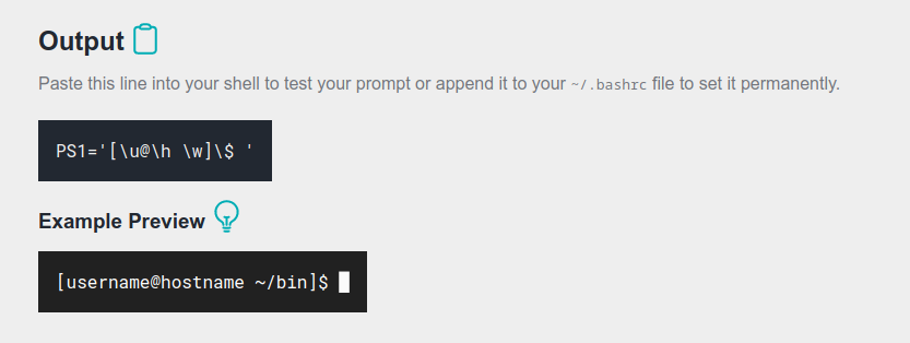 Output