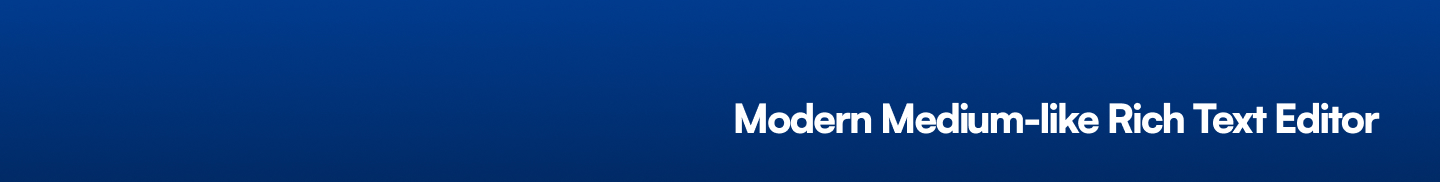 TypeScript Medium Editor - A modern WYSIWYG editor