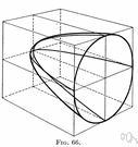 section - (geometry) the area created by a plane cutting through a solid