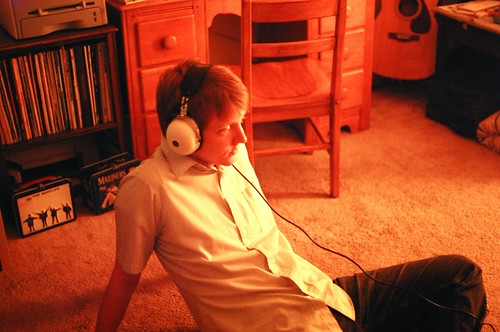 kevin enjoys his big headphones | by ozmafan
