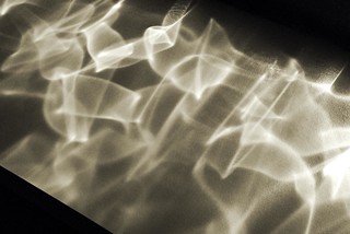 Light reflexes on a window sill