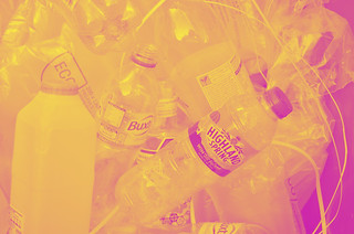 Bottles of duotone