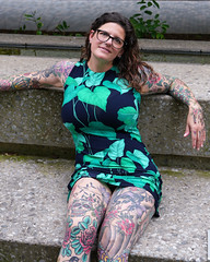 Heavily Tattooed Woman, Carrie Capri
