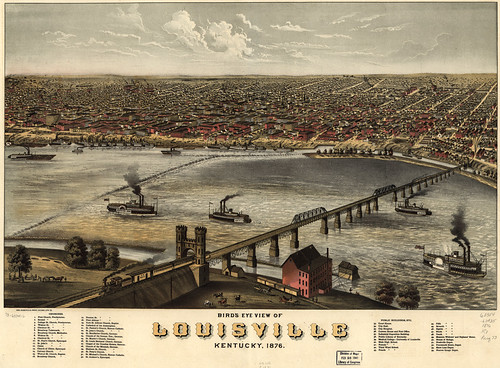 Bird's eye view of Louisville, Kentucky 1876 (Library of Congress item number 73693416)