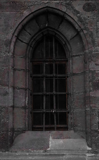 Fear rises from the window.