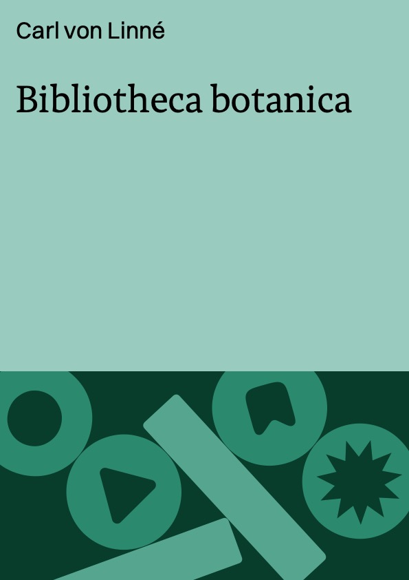 Bibliotheca botanica
