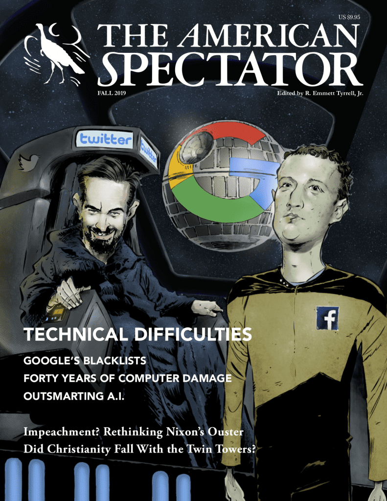American Spectator Fall 2019 Magazine Cover