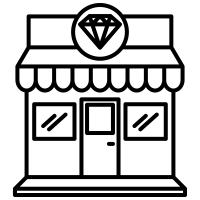 jewellery market icon