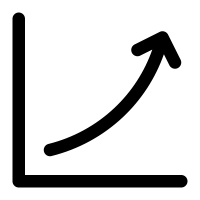 line chart Icon 4874996