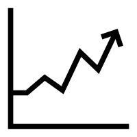 line chart Icon 7444170