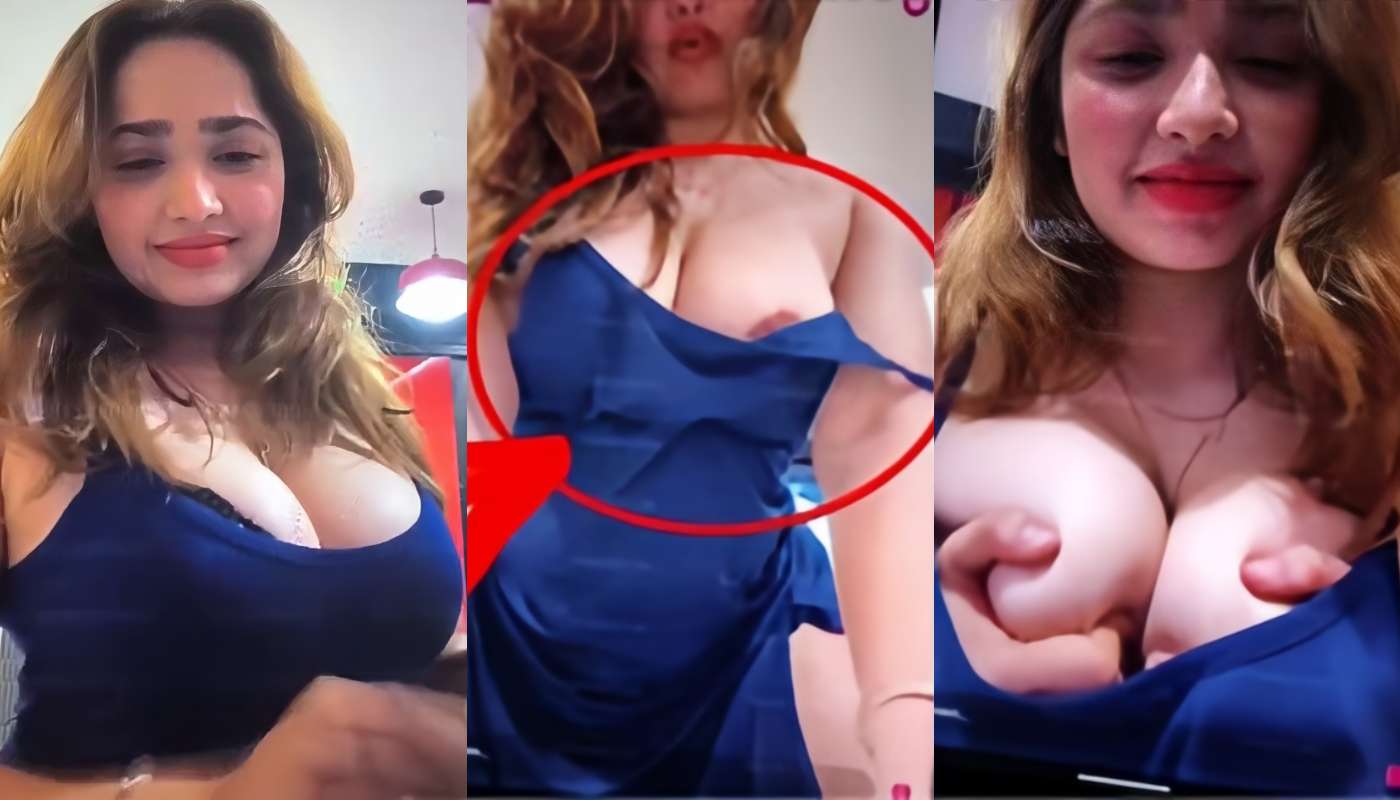 Aditi Mistry Nude live In Blue Top Released