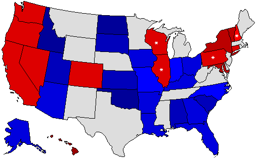 Senate Prediction Map