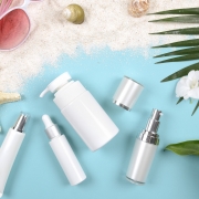 Summer and sunscreen, Beauty cosmetics product for skin care and women accessories on the beach. (Sun protection product concept)