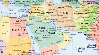 map of middle east countries