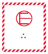 Sample marking for excepted quantities of dangerous goods.
