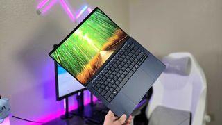 Image of the pre-production HP EliteBook X 14 (G2i) laptop.