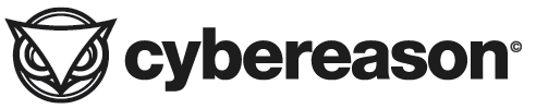 Cybereason company logo with a stylized owl icon to the left of the text.