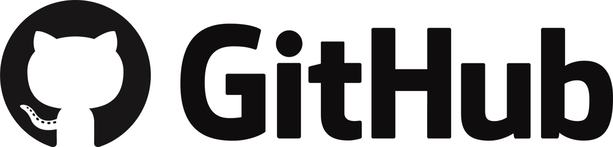 GitHub logo featuring the Octocat icon next to the word GitHub.