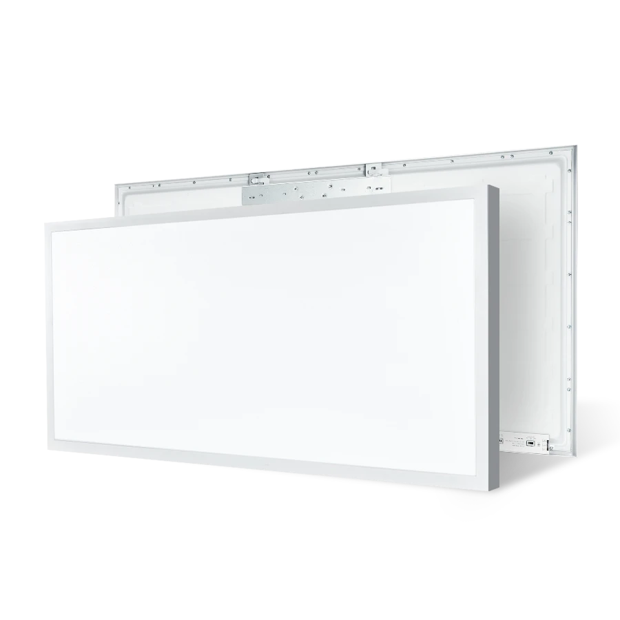 ComiLED 2x4 LED Flat Panel Light Surface Mount 0-10V Dimmable, 4-Pack,White