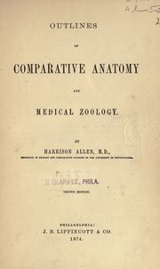 Cover of: Outlines of comparative anatomy and medical zoology Cover of: Outlines of comparative anatomy and medical zoology