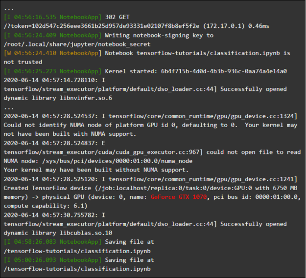 Created TensorFlow device (/job:localhost/replica:0/task:0/device:GPU:0 with 6750 MB memory) -> physical GPU (device: 0, name: GeForce GTX 1070, pci bus id: 0000:01:00.0, compute capability: 6.1)