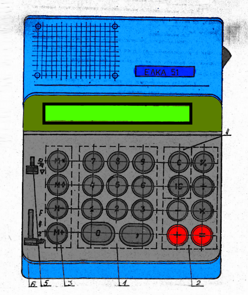 ELKA-50m Desktop Calculator Refurbish