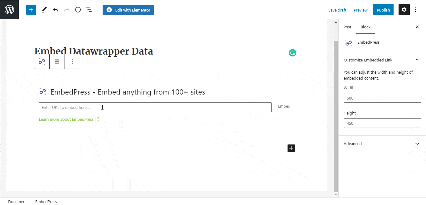 How To Embed Datawrapper Data Charts In WordPress 4 embed Datawrapper data chart