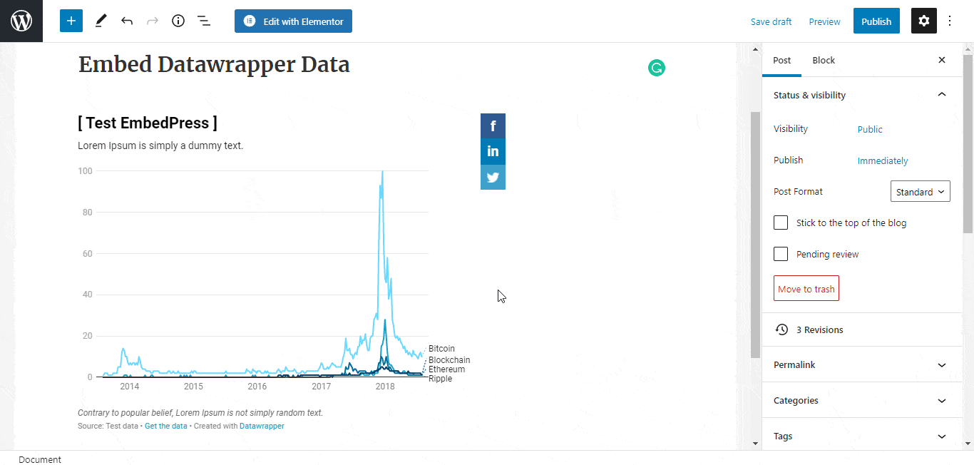 How To Embed Datawrapper Data Charts In WordPress 5 embed Datawrapper data chart