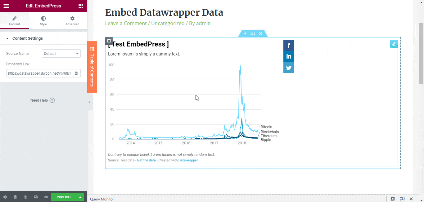 How To Embed Datawrapper Data Charts In WordPress 8 embed Datawrapper data chart