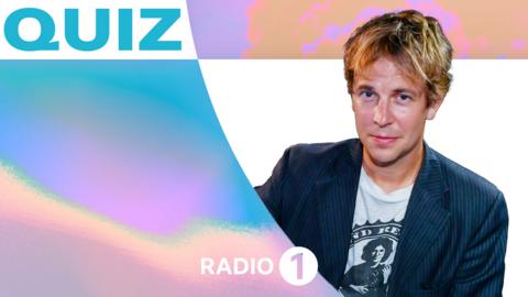Tom Odell, a musician, performs in the Radio 1 Live Lounge.