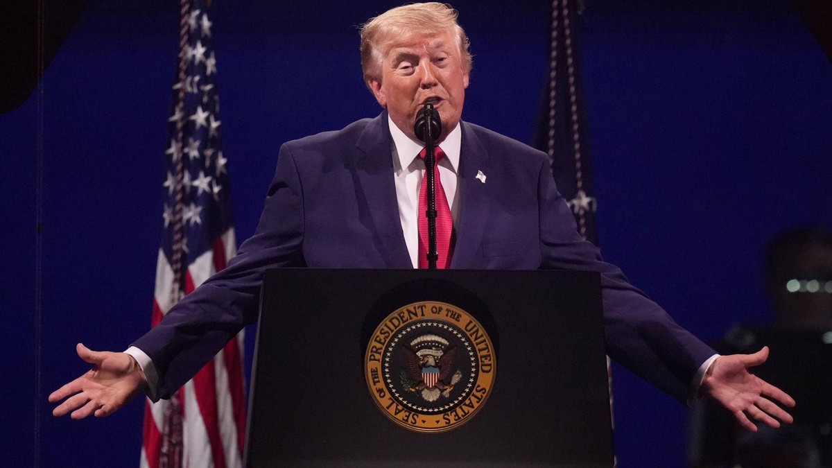 US-Präsident Trump: Druck statt Kooperation. US-Präsident Donald Trump