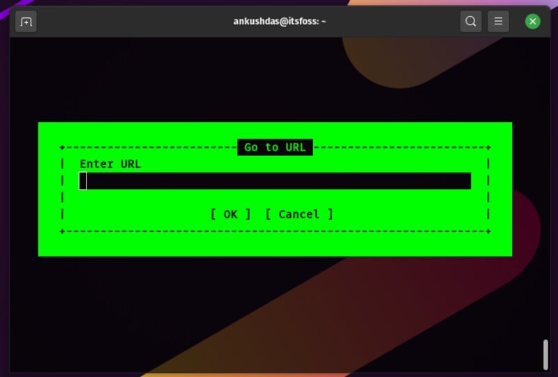 Links2 Terminal Welcome