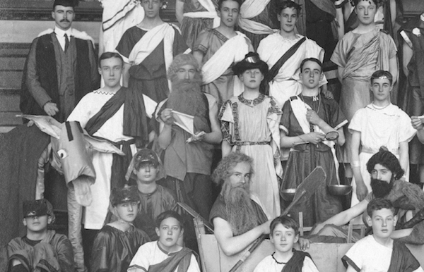Geoffrey Bache Smith in The Frogs by Aristophanes at King Edward’s School, Birmingham, 1913