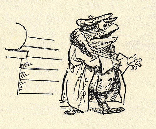 E.H. Shephard, Mr Toad from The Wind in the Willows, in his driving gear