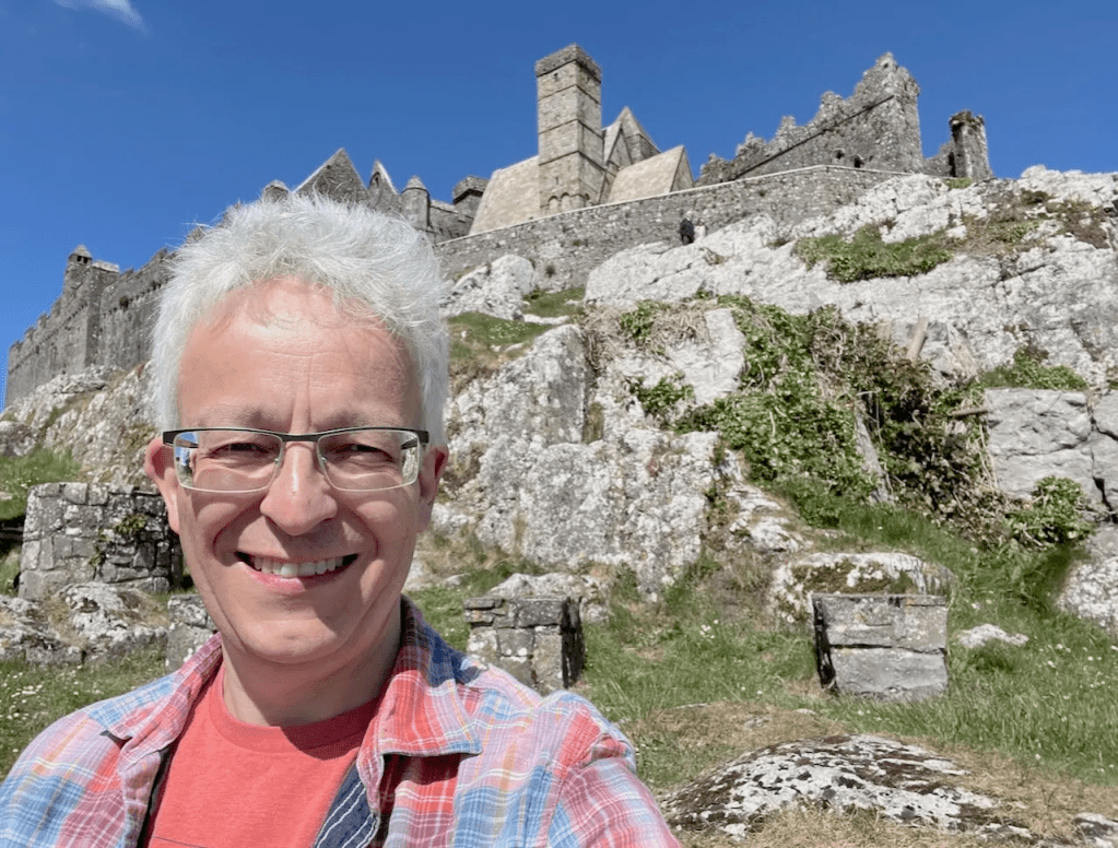 Joohn Garth at the Rock of Cashel, Muster, Ireland. © John Garth