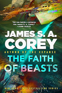 Blue cover of The Faith of Beasts by James S.A. Corey