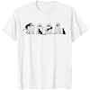 Cute Ghost Cat Halloween Outfit Costumes Cat Lover Spooky T-Shirt