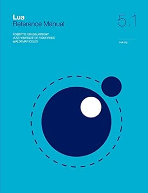 Book cover Lua 5.1 Reference Manual