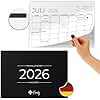 Finoly Magnetischer Kalender 2026 von Januar bis Dezember 2026 (12 Monate) auf Deutsch | Magnetkalender für den Kühlschrank | Wandkalender 2026 | Magnetischer Monatsplaner 2026 (Minimalistisch)