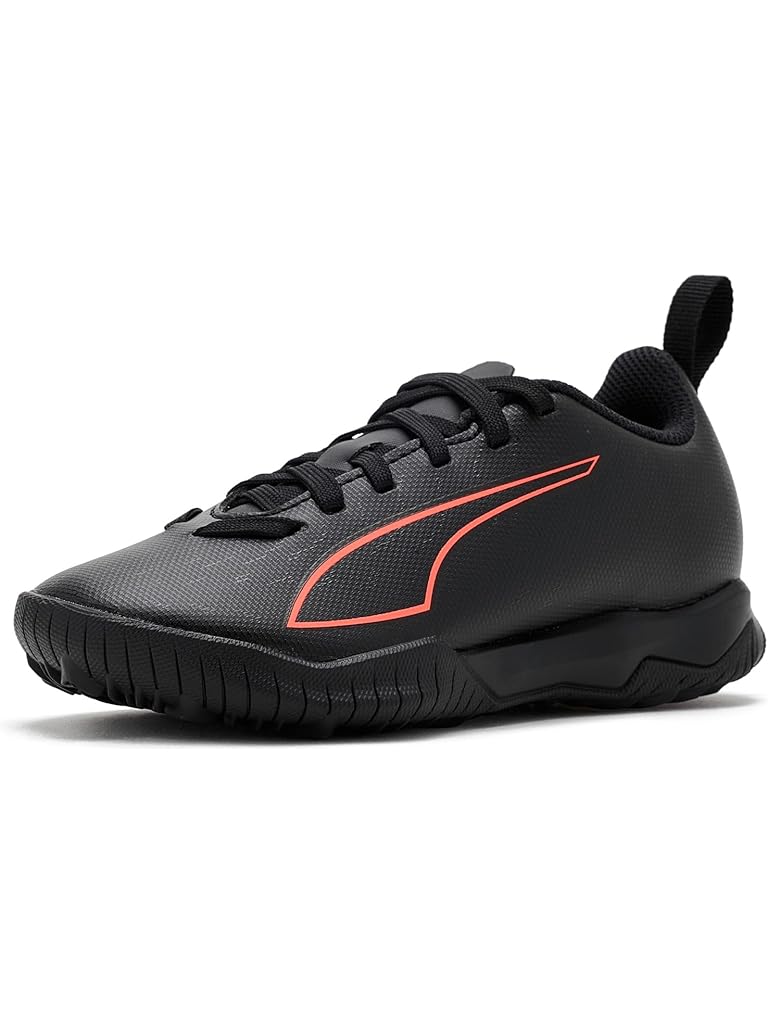 Black PUMA Ultra 6 Play Turf Training Soccer Cleats (Little Kid/Big Kid)
