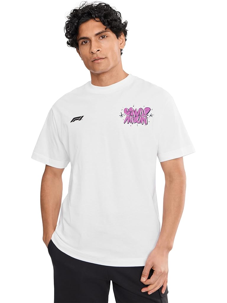 White PUMA Formula 1 Miami Go Wild Graphic T-Shirt