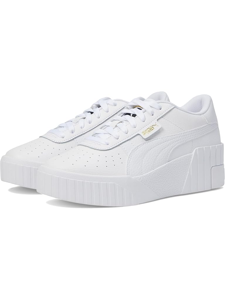 White PUMA Cali Wedge